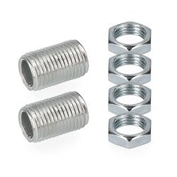 Rosca 15 Mm. Con Tuerca 10/100 (Envasadas)