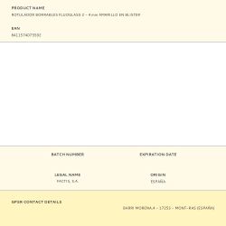 Rotulador Borrables Fluoglass 2 - 4 Mm Amarillo En Blister