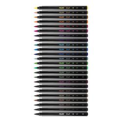 Rotuladores Base Agua De Punta De Pincel Colores Surtidos, Caja 24 Uds