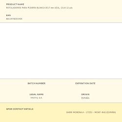 Rotuladores Para Pizarra Blanca Ø3,7 Mm Azul, Caja 12 Uds