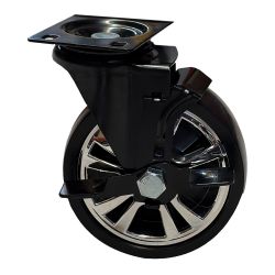 Rueda Con Freno, Recambio Para Carro 21325