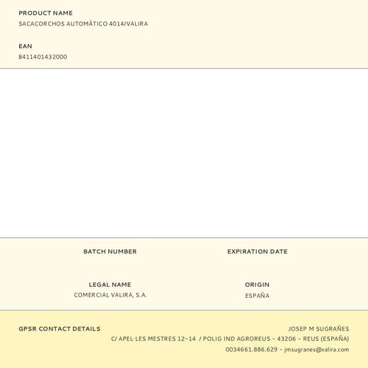 Sacacorchos Automático