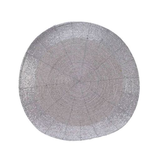 Salvamantel Redondo Ø35 Cm Plateado