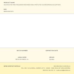 Salvaplatos Para Fregadero, Redondo, De Pvc Translúcido, Ø30 Cm