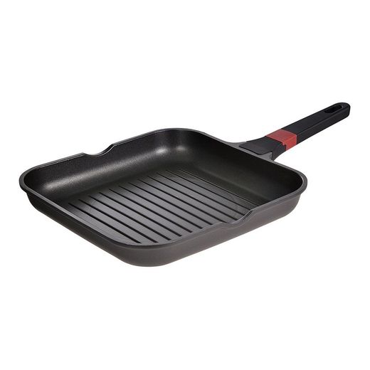 Sarten Asador Aluminio Fundido, Inducción, Denia Experto 28 X 28 X 4,5 Cm
