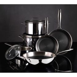 Sartén De Acero Inoxidable Hi-Tech 3  Ø20 Cm