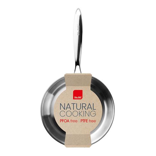 Sartén Triply Natural (Inox/Alum/Inox) Ø24 Cm