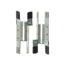 Seguro Persiana Cuña Dentada Pr25 Acero Inoxidable, 2 Unidades