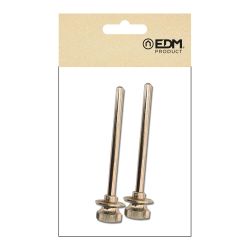 Seguro Persiana Pr09 Cromado, 120 X 25 X 8 Mm