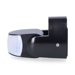 Sensor De Movimiento Y Crepuscular 15 M Ip65 Negro
