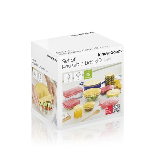 Set 10 Tapas De Cocina Reutilizables Lilyd. Innovagoods
