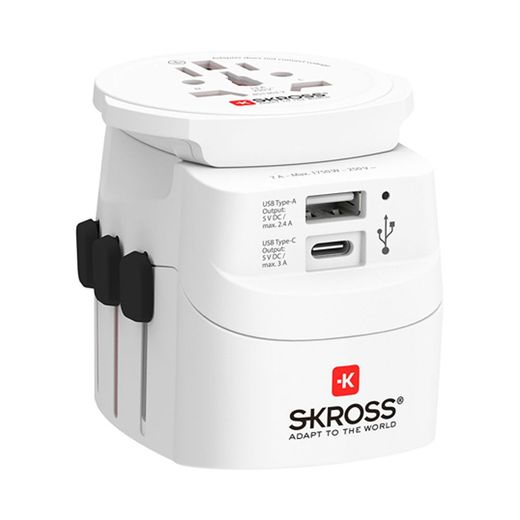 Set 2 Multi Adaptadores De Viaje Skross 1302472