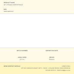 Set 3 Moldes Desmontables