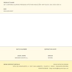 Set 3 Sartenes Aluminio Prensado Apto Para Inducción  Navy Black  Ø16 / Ø20 / Ø24 Cm