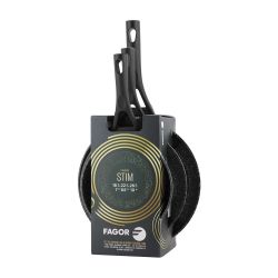 Set 3 Sartenes Stim De Aluminio Forjado Ø18 / Ø22 / Ø26 Cm