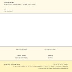 Botes Boro Natur De Vidrio / Bambú, 3 Uds