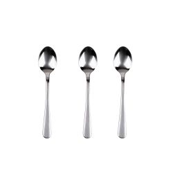Cucharilla De Acero Inoxidable Reciclado Brillo Natur 3 Uds
