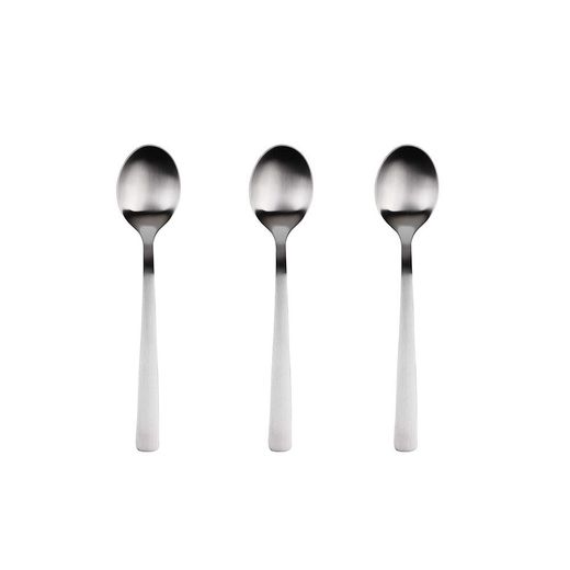 Cucharilla De Acero Inoxidable Reciclado Mate Root 3 Uds