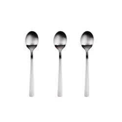 Cucharilla De Acero Inoxidable Reciclado Mate Root 3 Uds