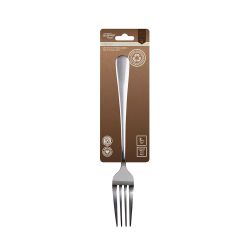 Tenedor De Acero Inoxidable Reciclado Brillo Natur, Blister 3 Uds