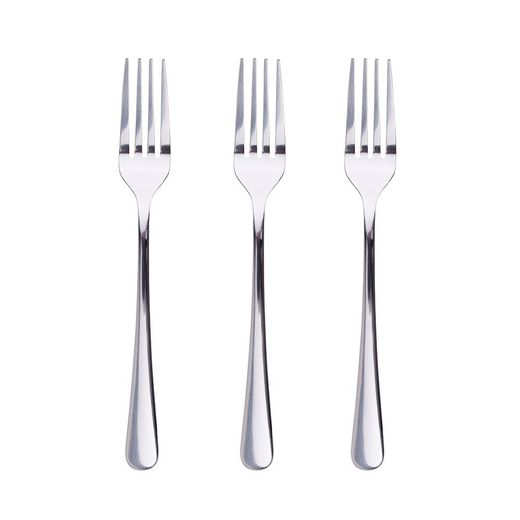 Tenedor Para Postre De Acero Inoxidable Brillo Natur 3 Uds