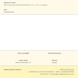 Cuchillos Chuleteros Bistro 11,5 Cm 4 Uds