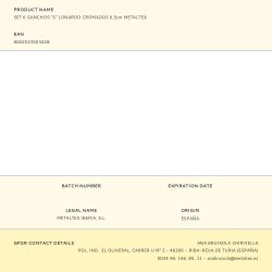 Ganchos "S" Lonardo Cromados 6,5 Cm, 6 Uds