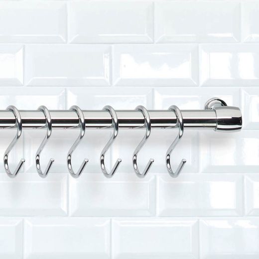 Ganchos "S" Lonardo Cromados 6,5 Cm, 6 Uds