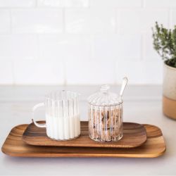 Azucarero Y Jarra De Cristal 200 Ml