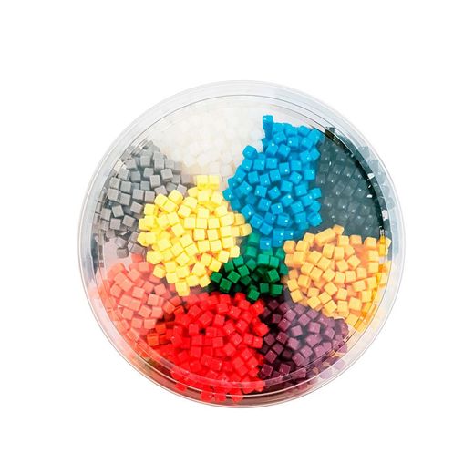 Set De 1000 Bridas 100 X 2,5 Mm, Colores Varios, Presentacion En Bote, Nylon Alta Calidad