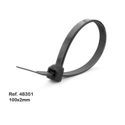 Set De 1000 Bridas 100 X 2,5 Mm, Colores Varios, Presentacion En Bote, Nylon Alta Calidad