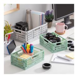 Set De 3 Cajas Organizadoras Plegables Y Apilables Boxtor