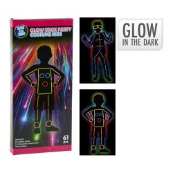 Set Fiesta, Brilla En La Oscuridad, Caja Con 58 Piezas