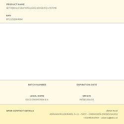 Set Rodillo Quitapelusas Adhesivo Lifetime