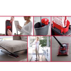 Set Ultramax Mopa Microfibras 2 En 1