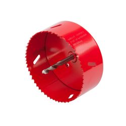 Sierra De Corona Bimetal Completo Con Adaptador Y Broca Piloto Ø100 Mm