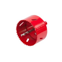 Sierra De Corona Bimetal Completo Con Adaptador Y Broca Piloto Ø74 Mm