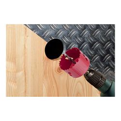 Sierra De Corona Bimetal Completo Con Adaptador Y Broca Piloto Ø83 Mm