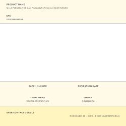 Silla De Camping Plegable Negra, 80 X 83,5 X 51 Cm