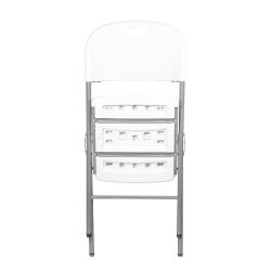 Silla Plegable Blanca 86,5 X 47 X 54 Cm
