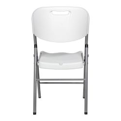 Silla Plegable Blanca 86,5 X 47 X 54 Cm