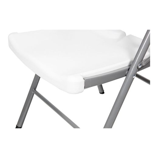 Silla Plegable Blanca 86,5 X 47 X 54 Cm
