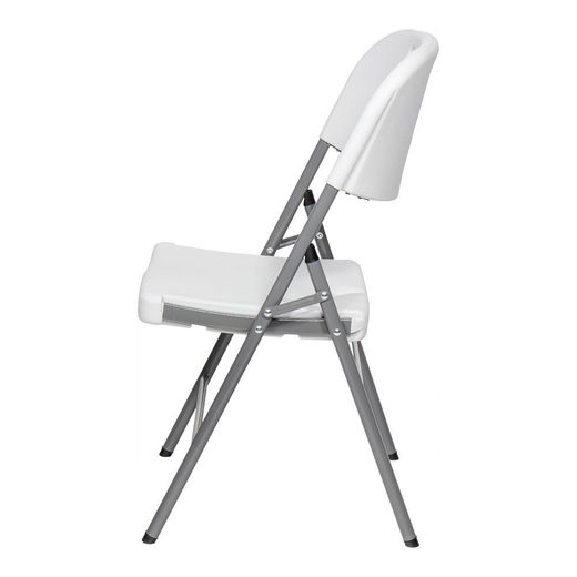 Silla Plegable Blanca 86,5 X 47 X 54 Cm