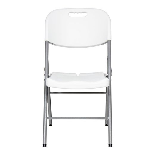 Silla Plegable Blanca 86,5 X 47 X 54 Cm
