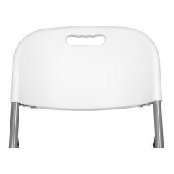 Silla Plegable Blanca 86,5 X 47 X 54 Cm