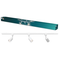 Sistema De Riel Easylink 3 Proyectores Shea, 5 W, Blanco