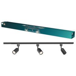 Sistema De Riel Easylink 3 Proyectores, Shea, 5 W, Negro