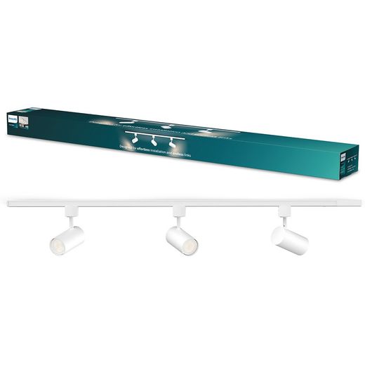 Sistema De Riel Easylink 3 Proyectores, Zilo, 5 W, Blanco