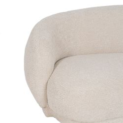 Sofá Beige Tejido Salón 191 X 93 X 75 Cm