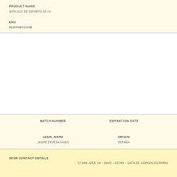 Soplillo De Esparto 35 Cm